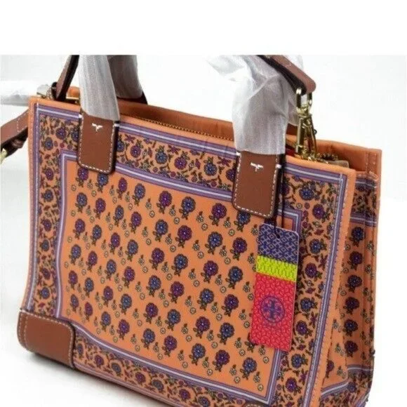 TORY BURCH Small Ella Daisy FloralTote Bag - Picture 7 of 13